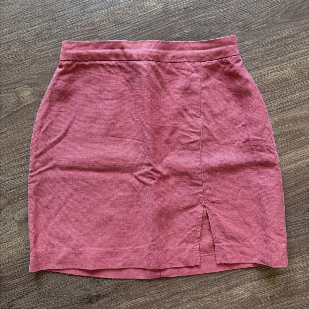 Aritzia Wilfred Pink Mini Skirt